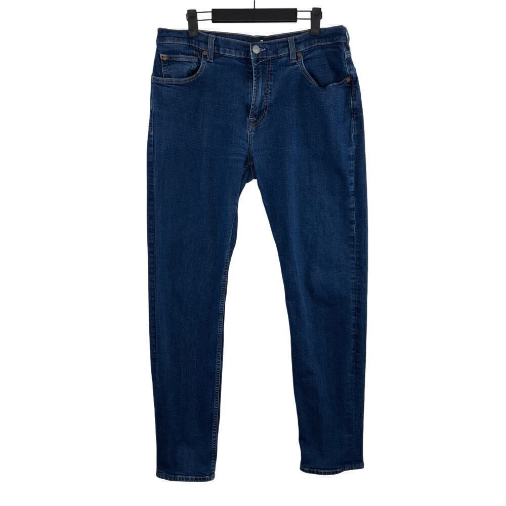 7 For All Mankind Men's Slimmy Slim Straight Jeans in Medium Wash Denim Size 36
